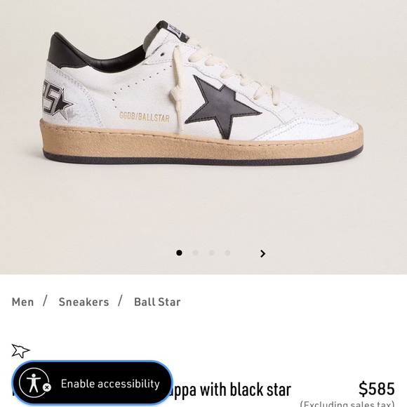 Golden goose ball stars. - Picture 4 of 14